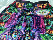 Load image into Gallery viewer, *Tourmaline Colored Sacred Geo Joggers In Crushed Velvet